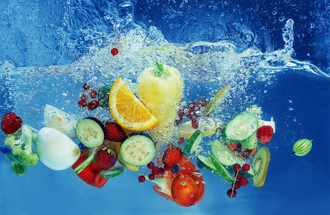 Photo Légumes dans l'eau